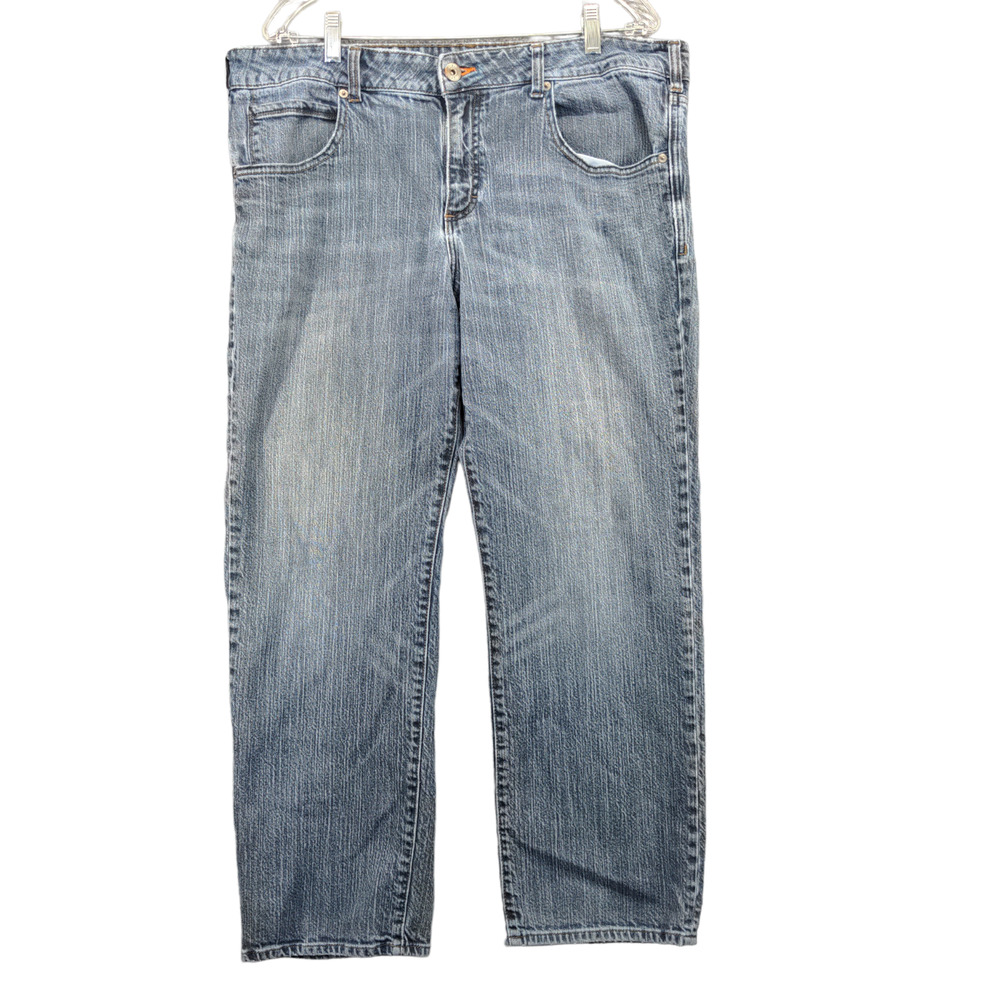 Lee Modern Series Straight Fit Jeans Mens Size 38x28.5 Blue Denim